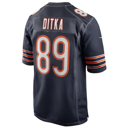 C.Bears #89 Mike Ditka Player Navy Home Game Football Jerseys