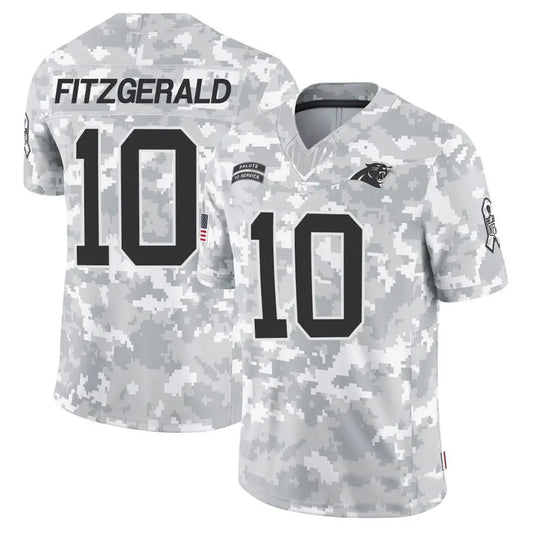 C.Panthers #10 Ryan Fitzgerald Player Arctic Camo Salute to Service Limited Football Jerseys