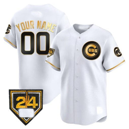 Custom C.Cubs Spring Training Patch Vapor Premier Limited V2 Jersey– Stitched Baseball Jerseys