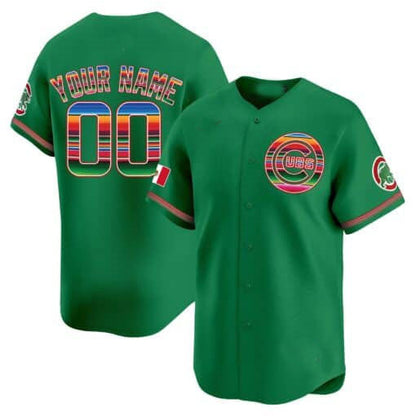 Custom C.Cubs Mexico Vapor Premier Limited– All Stitched Baseball Jerseys