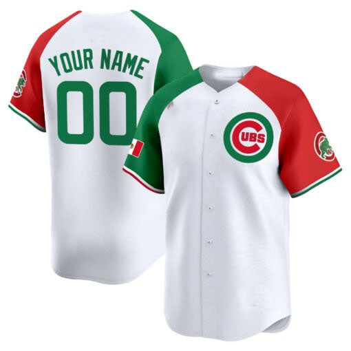 Custom C.Cubs Mexico Vapor Premier Limited V3 Jersey– Stitched Baseball Jerseys