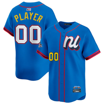 Custom National League Blue All-Star Edition Pick-A-Playre Limited Baseball Jerseys