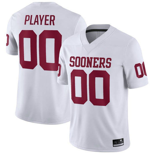 Custom Oklahoma Sooners Game College Jerseys -White Stitched Football Jersey