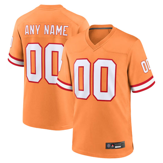 Custom TB.Buccaneers Secondary Alternate Throwback Game Football Jerseys