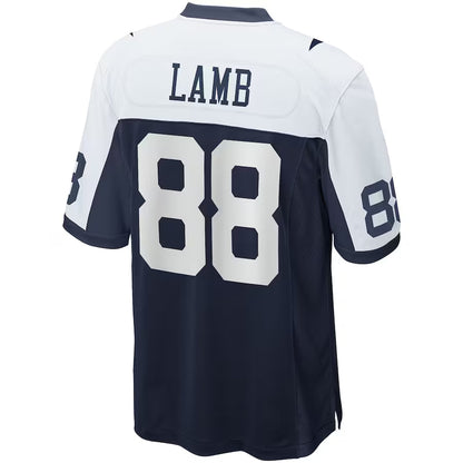 D.Cowboys #88 CeeDee Lamb Player Navy Alternate Home Game Football Jerseys