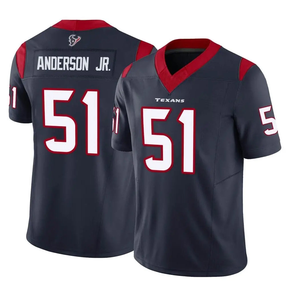 H.Texans #51 Will Anderson Jr. Player Vapor F.U.S.E. Limited Navy Football Jerseys