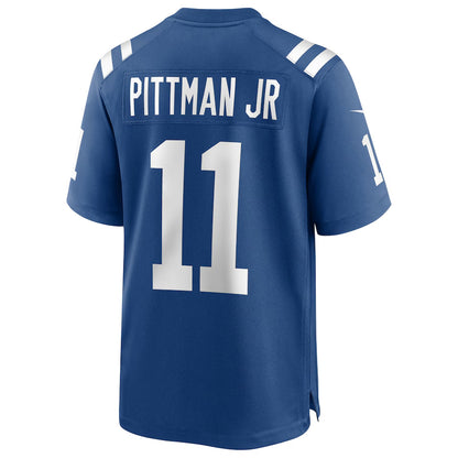 IN.Colts #11 Michael Pittman Jr. Royal Player Game Football Jerseys