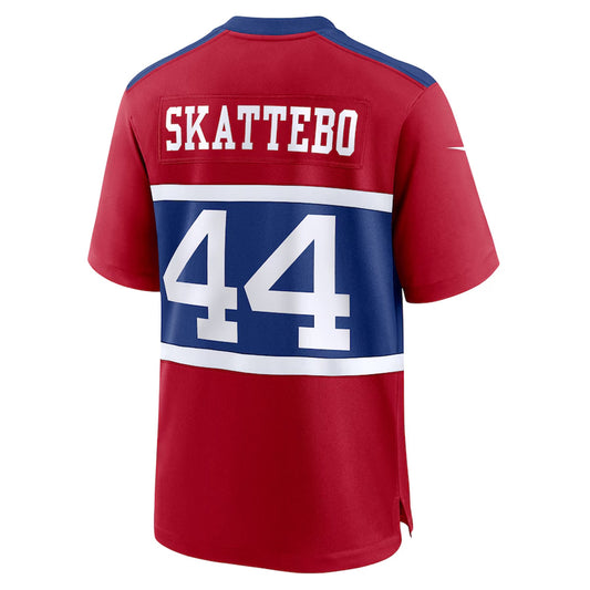 NY.Giants #44 Cam Skattebo Player Century Red Home Game Football Jerseys