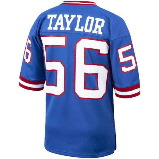 NY.Giants #56 Lawrence Taylor Mitchell & Ness Royal 1986 Authentic Throwback Retired Player Football Jerseys