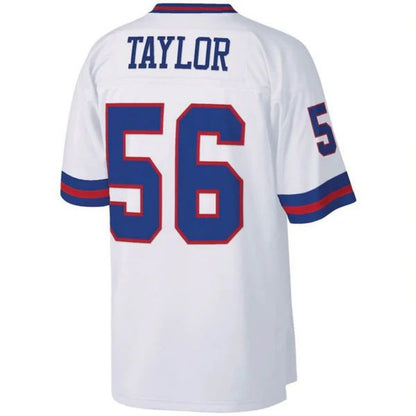 NY.Giants #56 Lawrence Taylor Player Mitchell & Ness White Legacy Replica Football Jerseys
