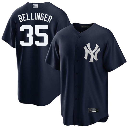 NY.Yankees #35 Cody Bellinger Player Navy Home Replica Baseball Jerseys