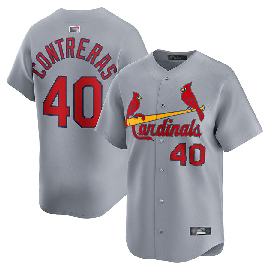 St.Louis Cardinals #40 Willson Contreras Player Limited Road Baseball Jerseys