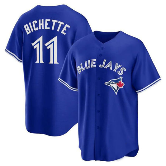 T.Blue Jays #11 Bo Bichette Player Royal Replica Baseball Jerseys
