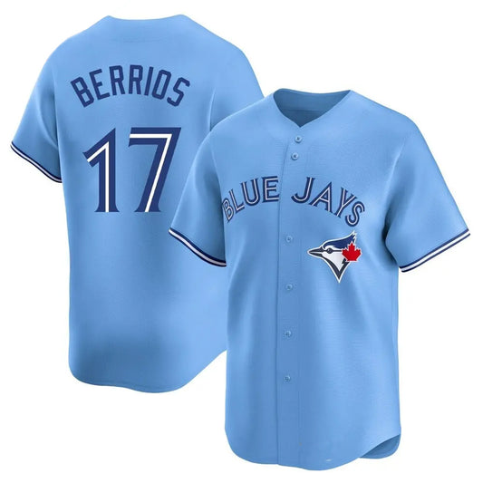 T.Blue Jays #17 Jose Berrios Player Blue Limited Home Baseball Jerseys