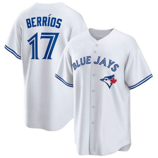 T.Blue Jays #17 José Berríos Player Home Replica White Baseball Jerseys