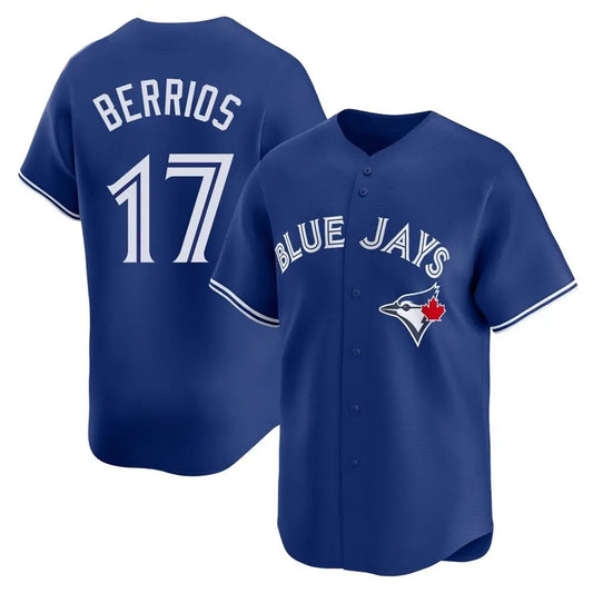 T.Blue Jays #17 Jose Berrios Player Royal Limited Home Baseball Jerseys