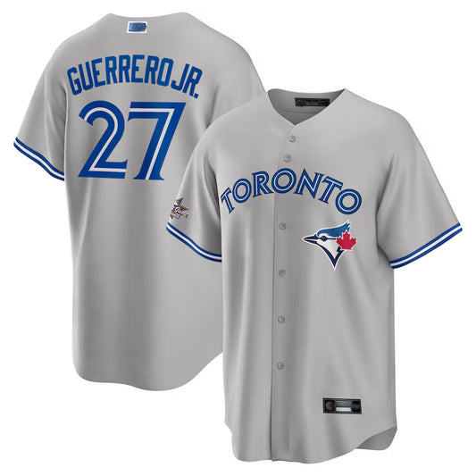T.Blue Jays #27 Vladimir Guerrero Jr. Player Gray All-Star Game Road Replica Baseball Jerseys