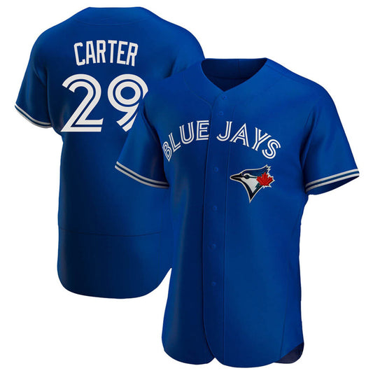 T.Blue Jays #29 Joe Carter Player Royal Limited Elite Home Baseball Jerseys