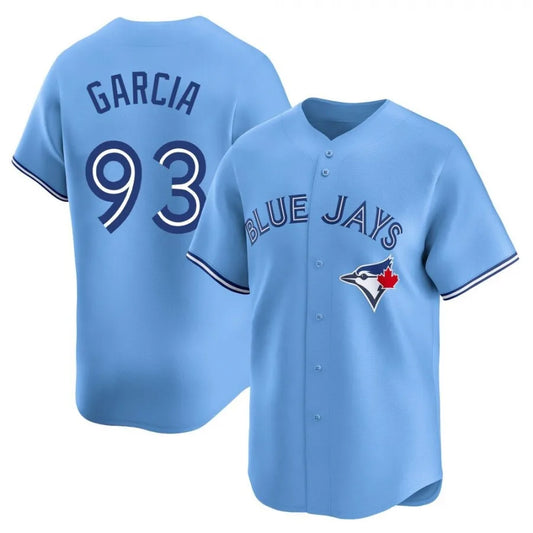 T.Blue Jays #93 Yimi Garcia Player Light Blue Limited Baseball Jerseys