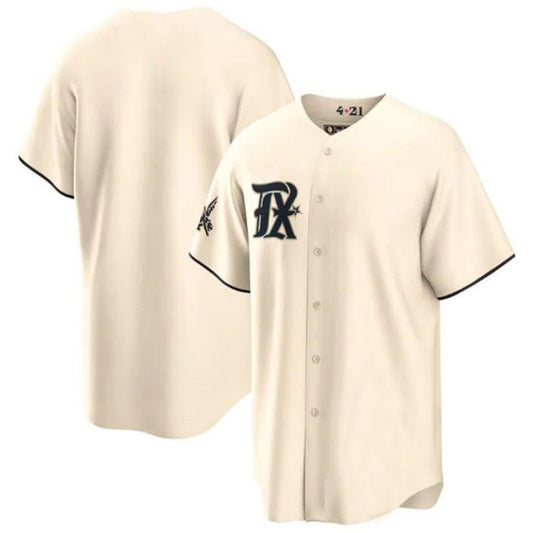T.Rangers Blank Player Cream City Connect Replica Baseball Jerseys