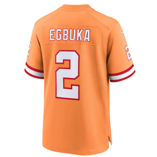 TB.Buccaneers #2 Emeka Egbuka Player Creamsicle Alternate Game Football Jerseys