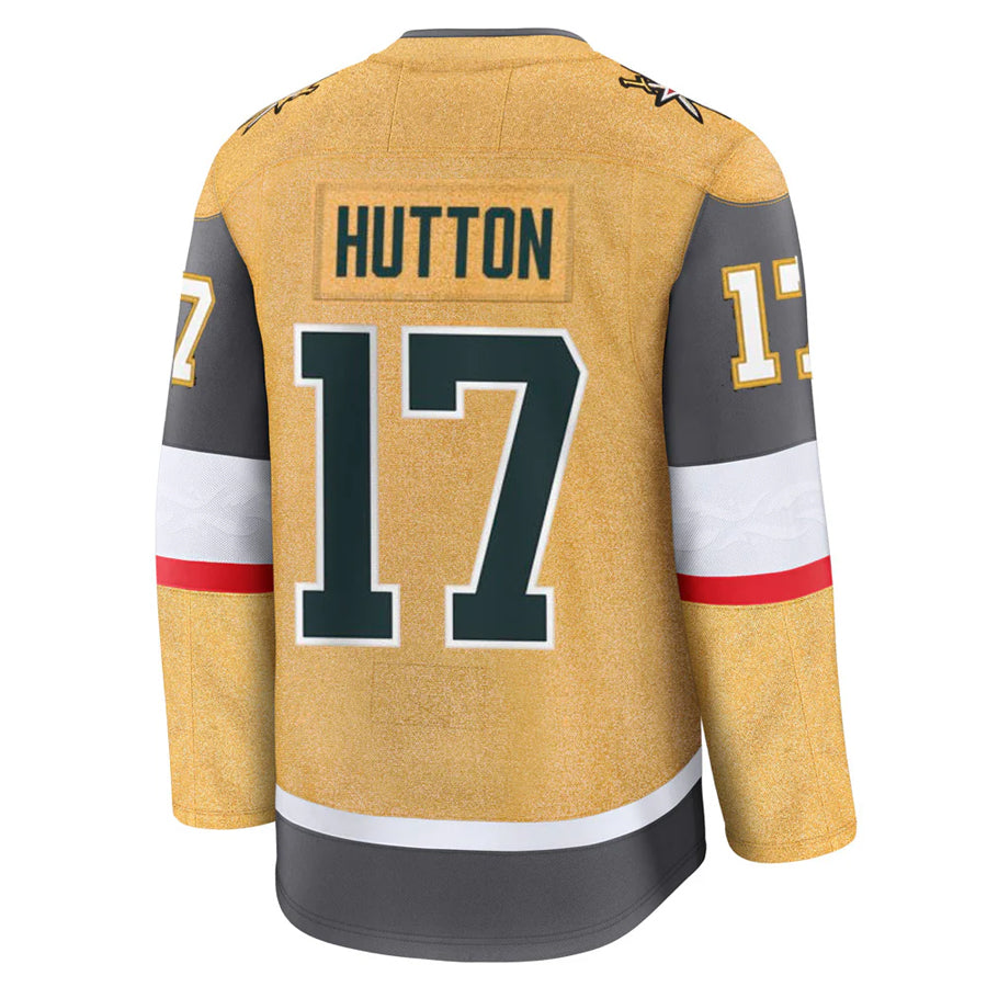 V.Golden Knights #17 Vegas Golden Player Fanatics Home Breakaway Gold Hockey Jerseys